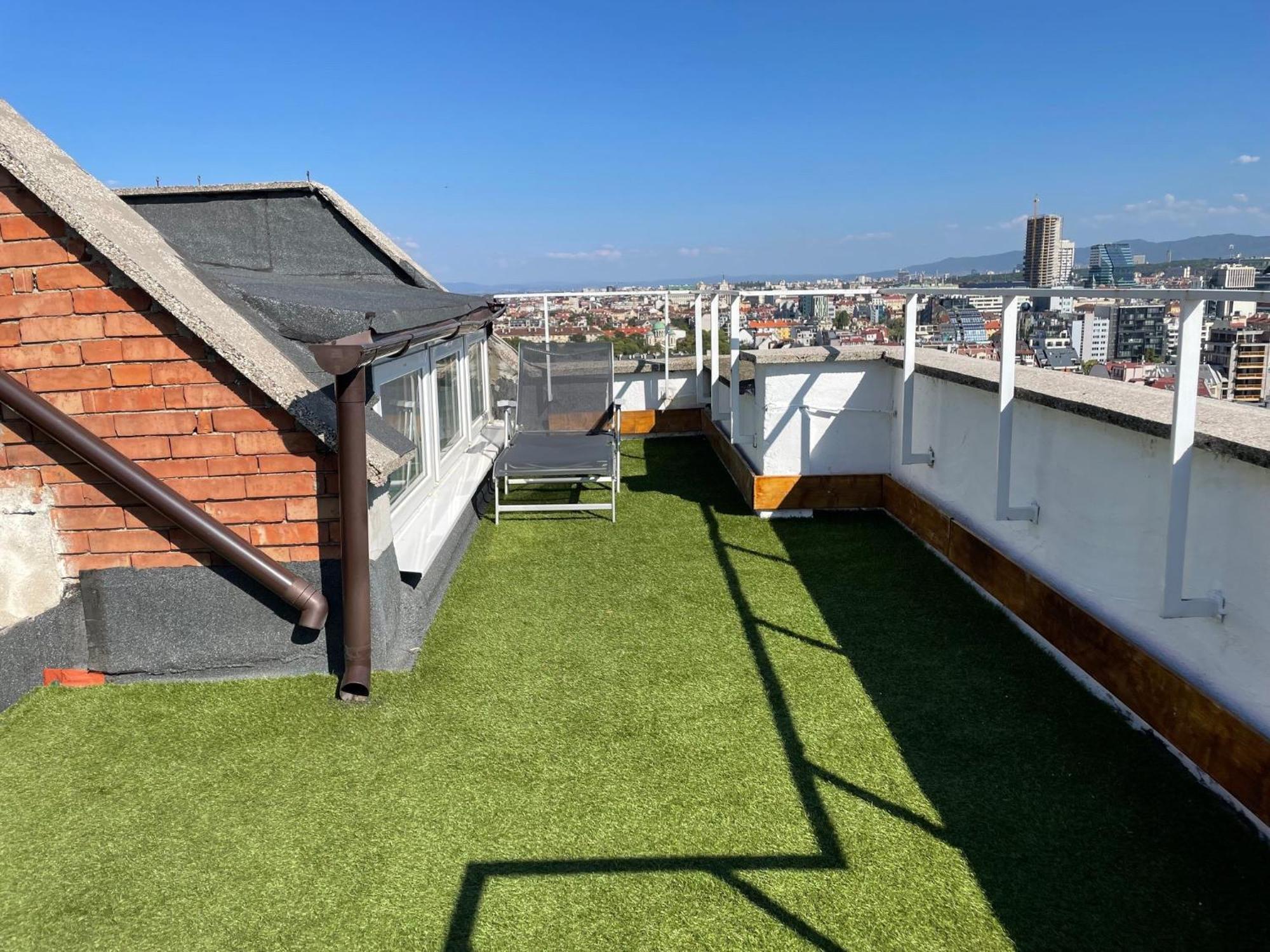 Rooftop City Loft Sofia Bagian luar foto